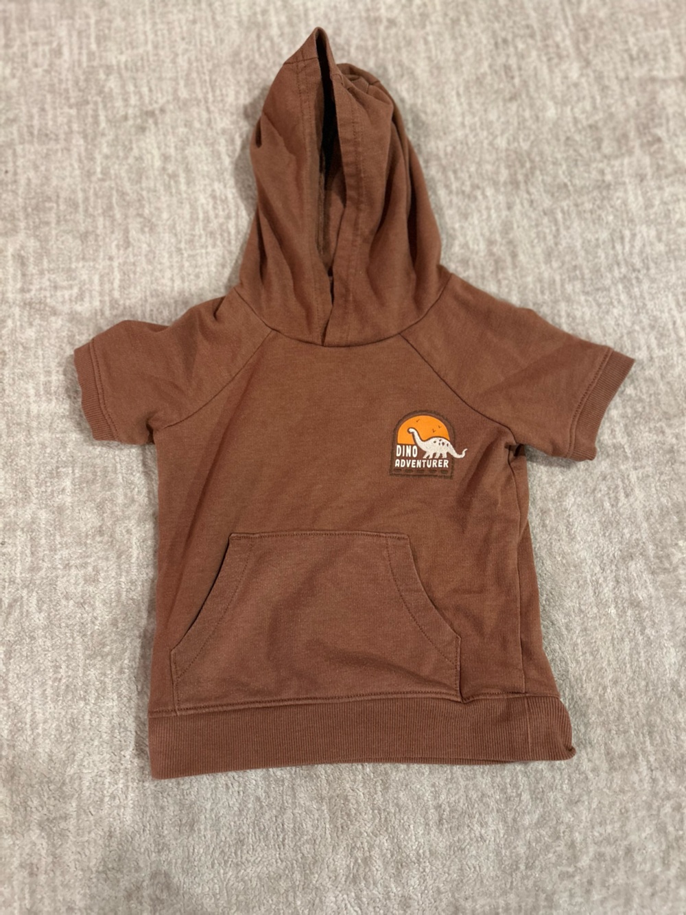 Carter's Brown Dino Adventurer Hooded Tee